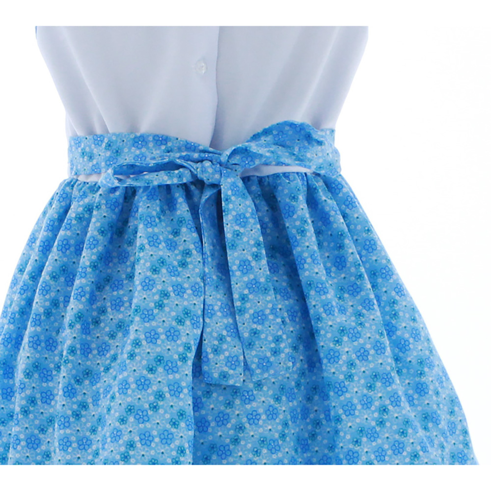 Foto 8 pulgar | Vestido Para Niña Chicos Olé 3419 Azul Sin Mangas