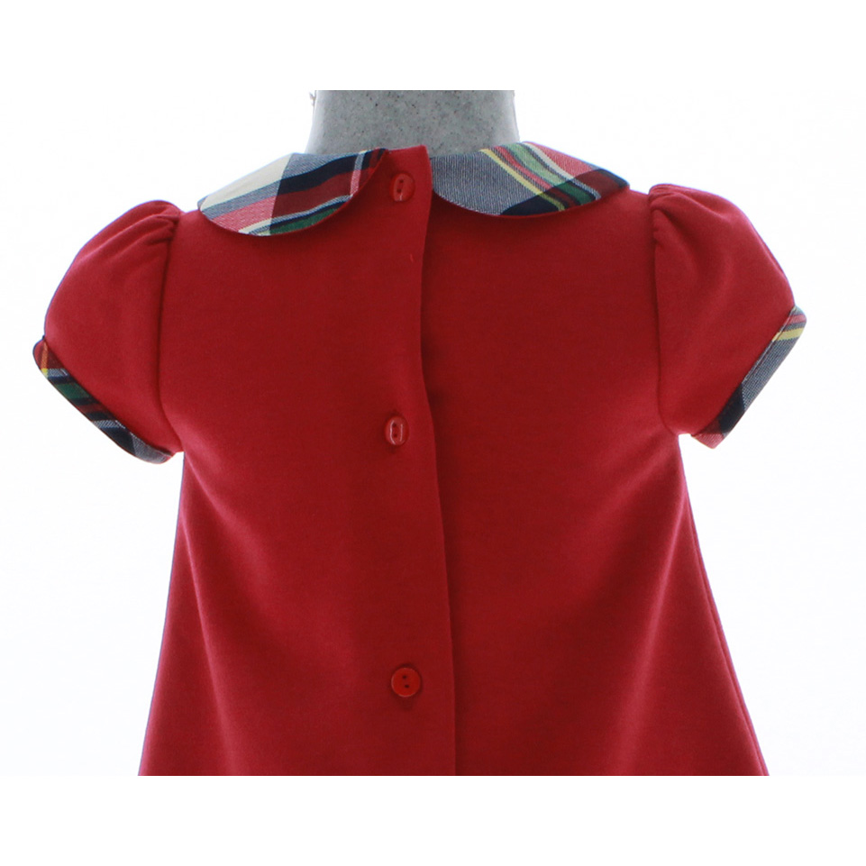 Foto 6 pulgar | Vestido Para Niña Chicos Olé 3270 Rojo Con Moño