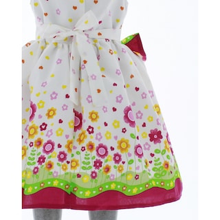 Foto 5 | Vestido Para Niña Chicos Olé 3361 Blanco Con Flores