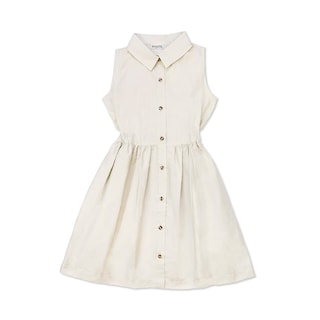 Foto 1 | Vestido Coqueta Para Niña En Algodón Poliéster Con Cuello Camisero