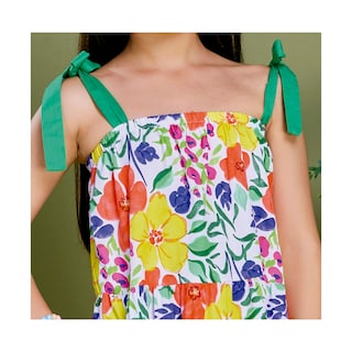 Foto 3 | Vestido Coqueta Para Niña De Poliéster Multi Con Estampado Floral