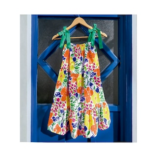 Foto 4 | Vestido Coqueta Para Niña De Poliéster Multi Con Estampado Floral