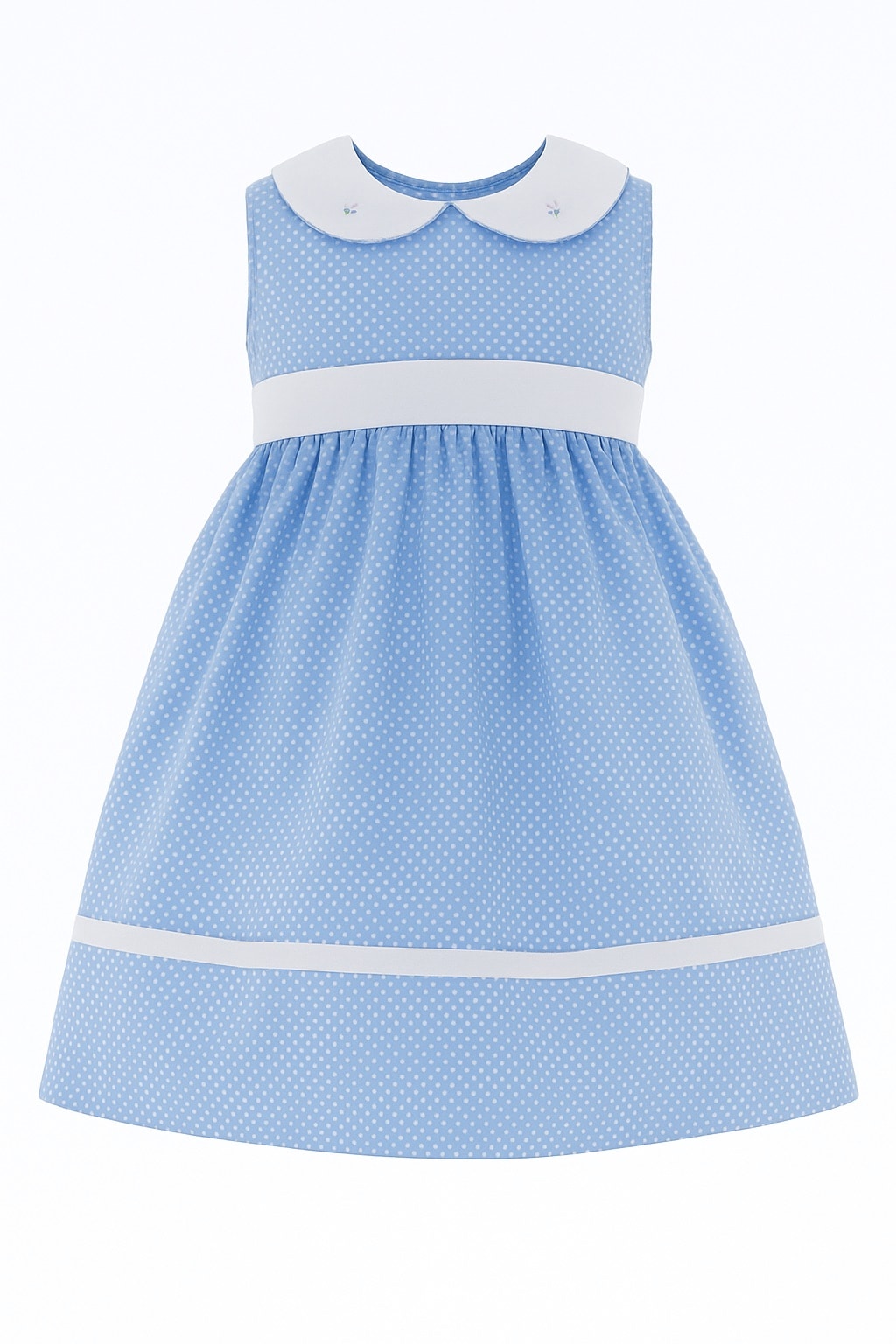 Vestido Para Niña Chicos Olé 3431 Azul Formal $579