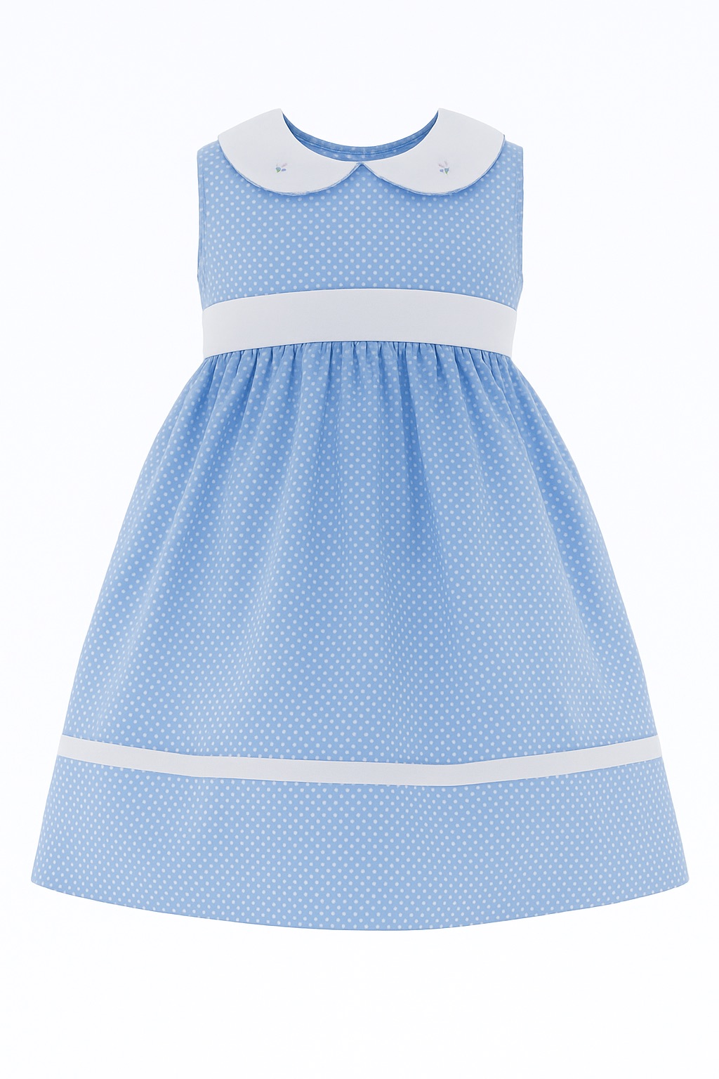 Foto 2 pulgar | Vestido Para Niña Chicos Olé 3431 Azul Formal
