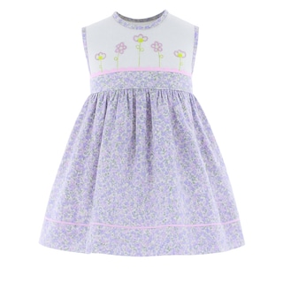 Foto 1 | Vestido Para Niña Chicos Olé 2837 Morado Flores
