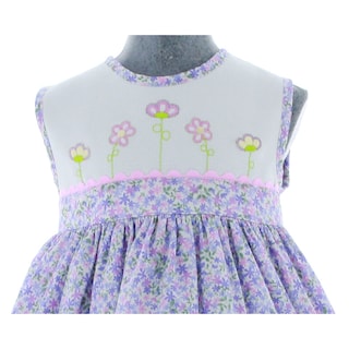 Foto 4 | Vestido Para Niña Chicos Olé 2837 Morado Flores