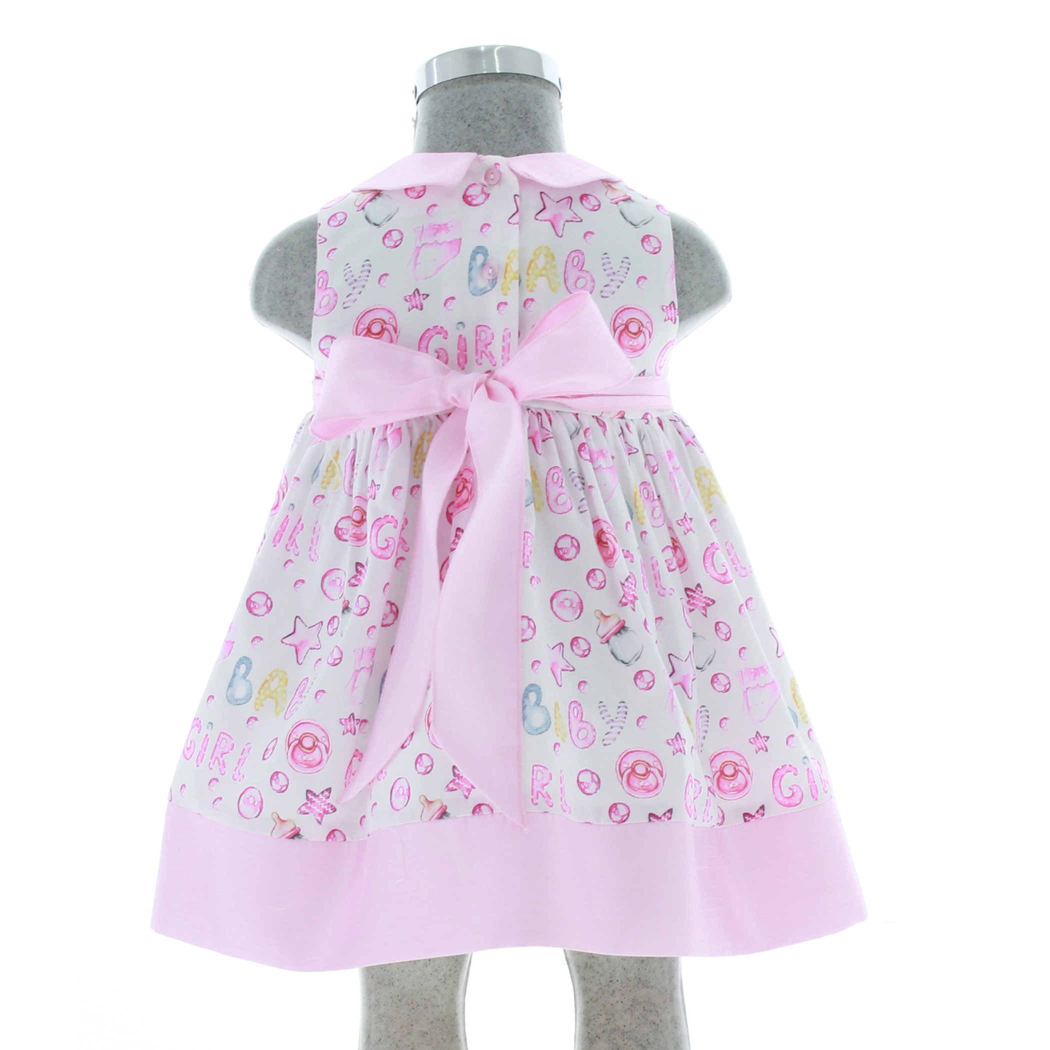 Foto 4 pulgar | Vestido Para Niña Chicos Olé 3434 Rosa Sin Mangas