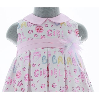 Foto 4 | Vestido Para Niña Chicos Olé 3434 Rosa Sin Mangas