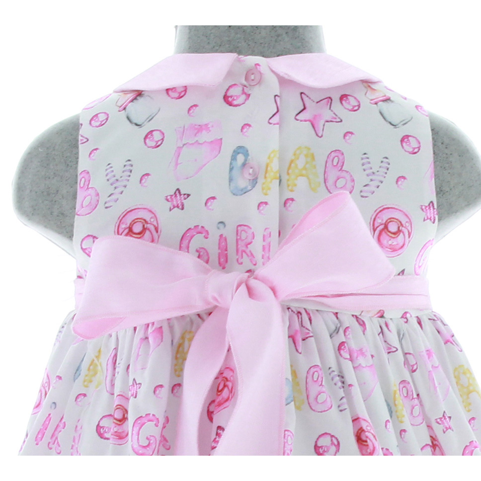 Foto 6 pulgar | Vestido Para Niña Chicos Olé 3434 Rosa Sin Mangas