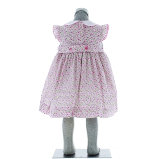 Foto 3 | Vestido Para Niña Chicos Olé 2836 Rosa Estampado De Flores