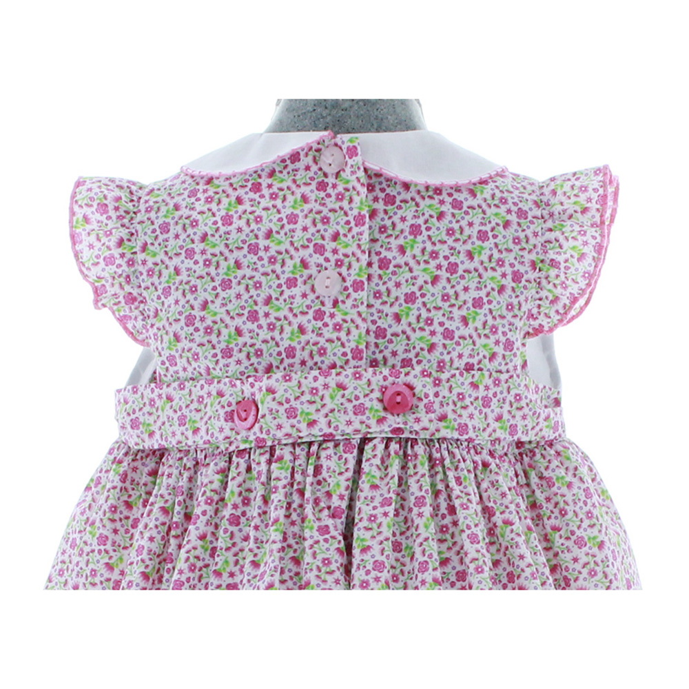 Foto 5 | Vestido Para Niña Chicos Olé 2836 Rosa Estampado De Flores