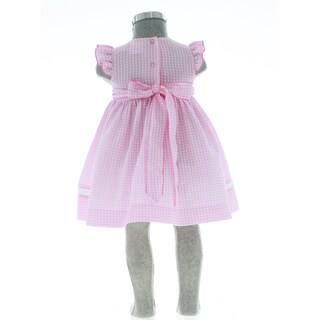 Foto 3 | Vestido Para Niña Chicos Olé 3477 Rosa Cuadros