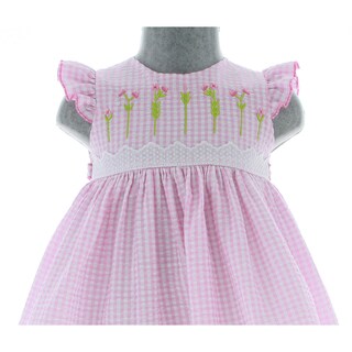 Foto 4 | Vestido Para Niña Chicos Olé 3477 Rosa Cuadros