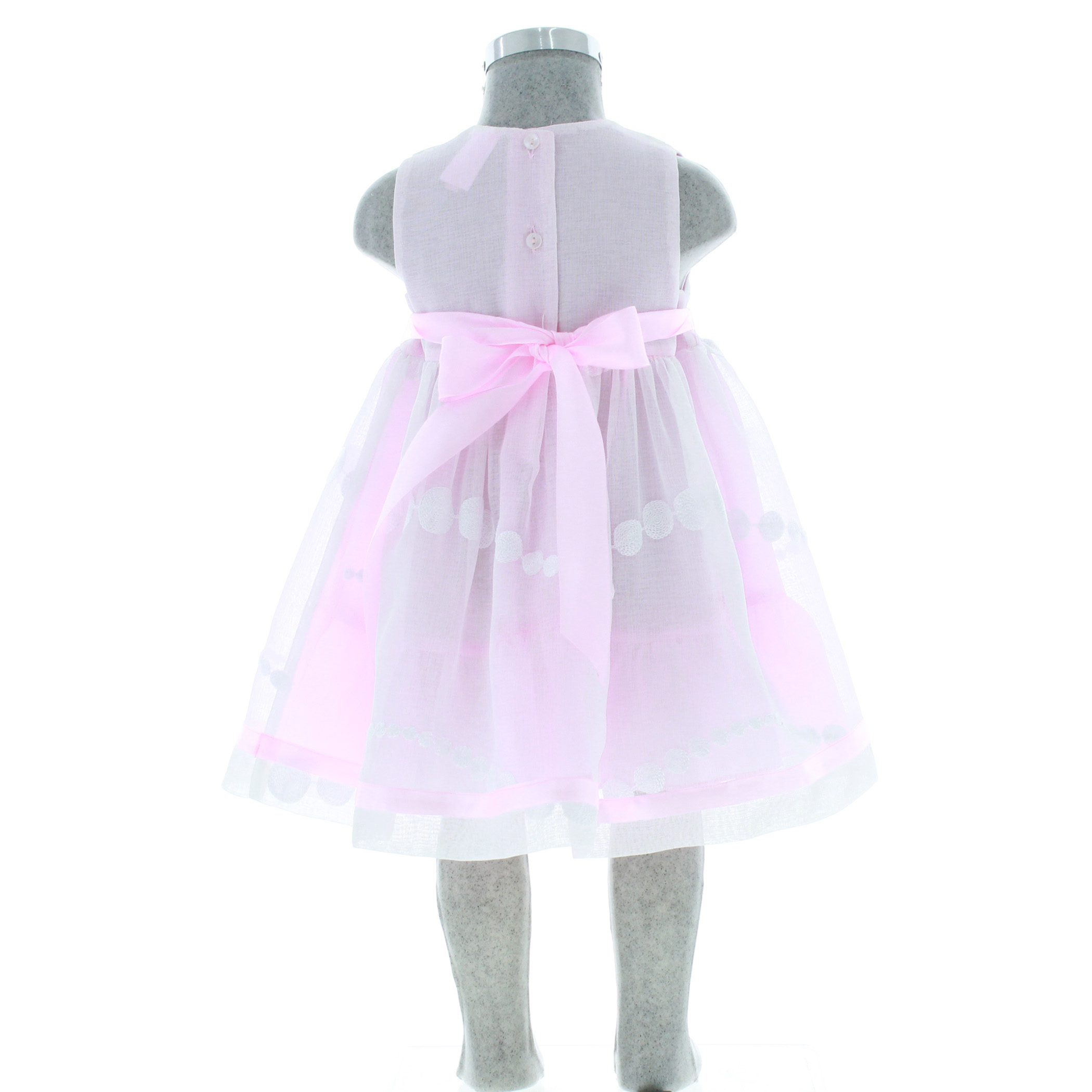 Foto 4 pulgar | Vestido Para Niña Chicos Olé 2942 Rosa Sin Mangas