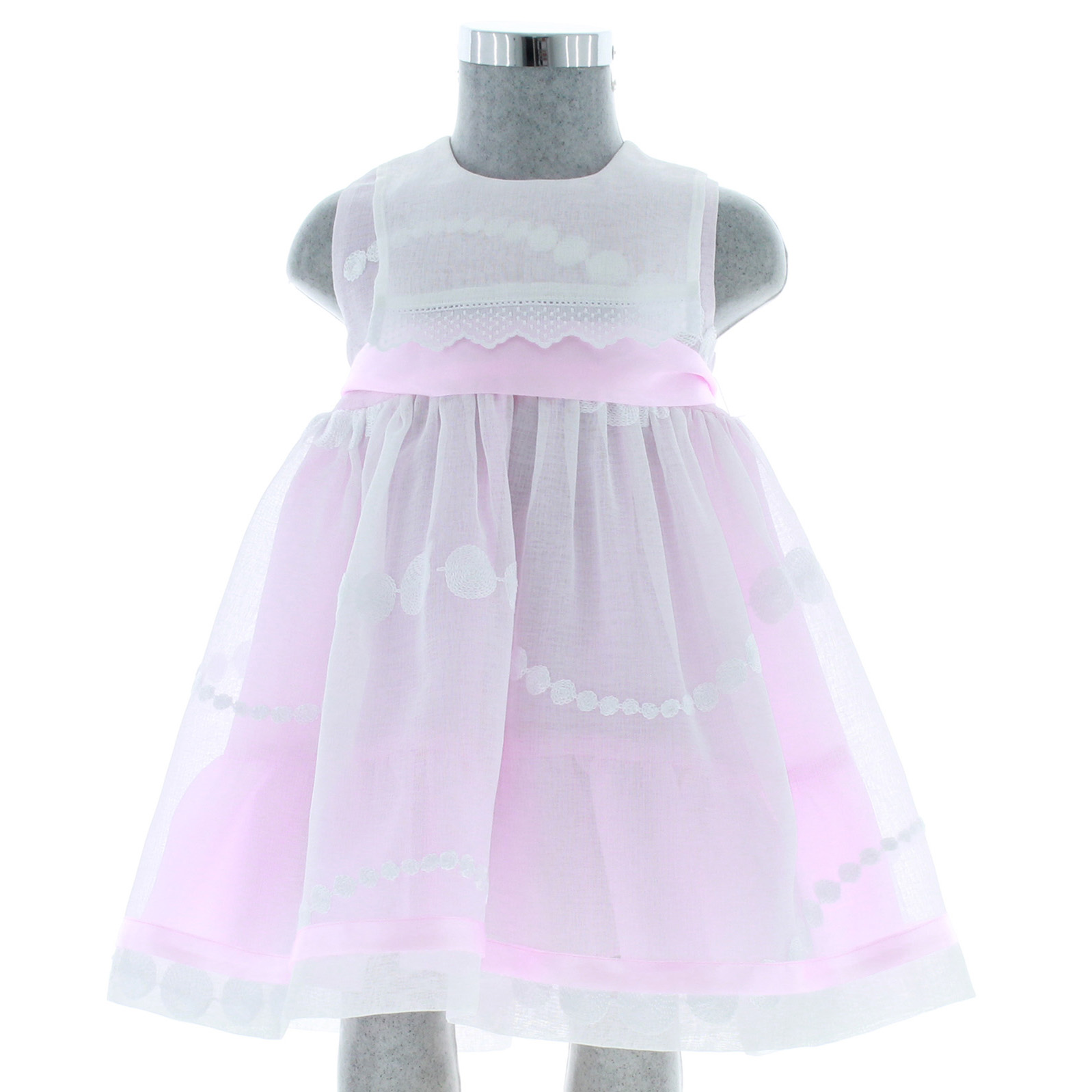 Foto 5 pulgar | Vestido Para Niña Chicos Olé 2942 Rosa Sin Mangas
