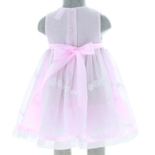 Foto 5 | Vestido Para Niña Chicos Olé 2942 Rosa Sin Mangas