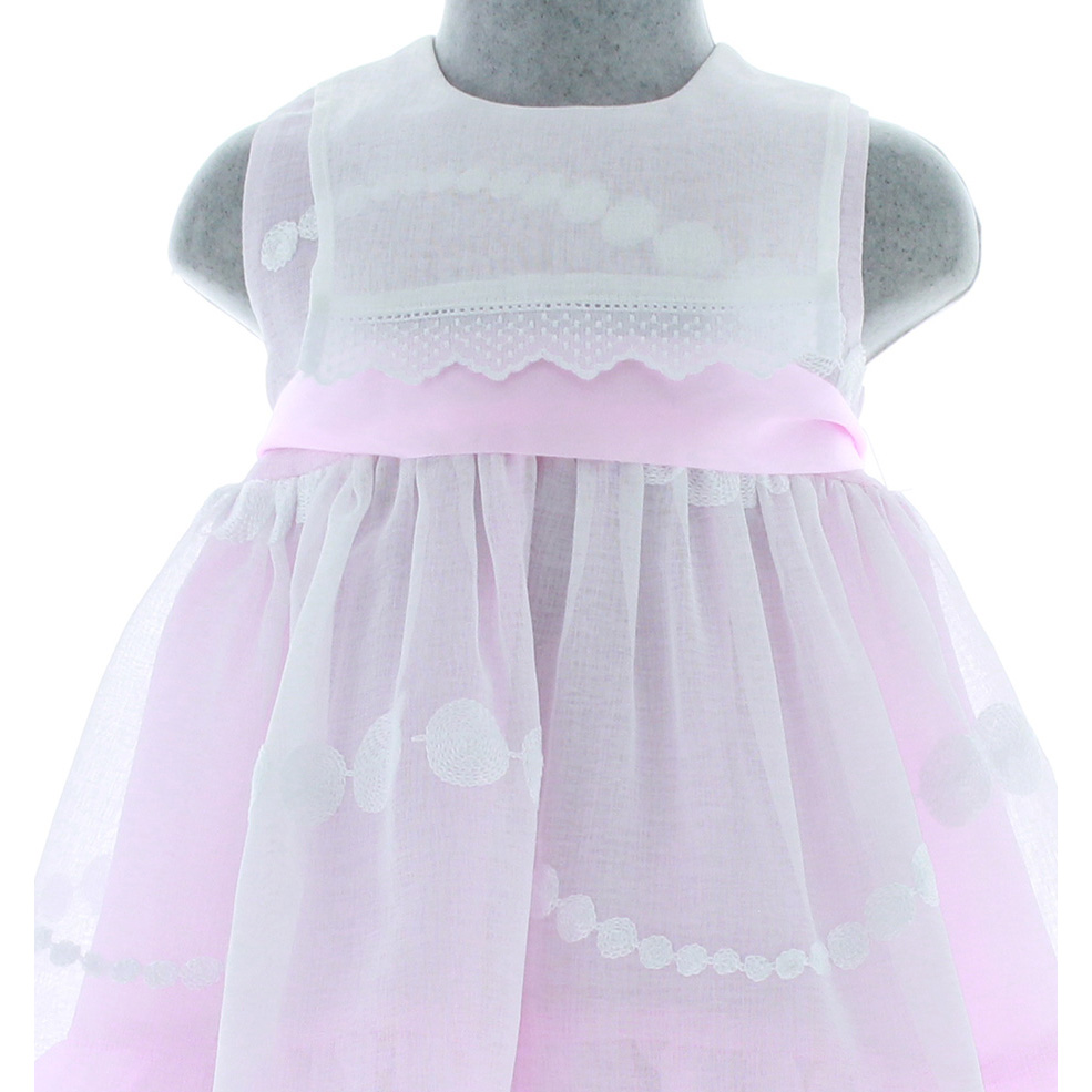 Foto 7 pulgar | Vestido Para Niña Chicos Olé 2942 Rosa Sin Mangas