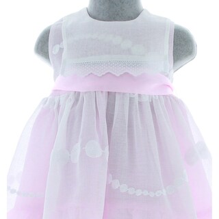 Foto 6 | Vestido Para Niña Chicos Olé 2942 Rosa Sin Mangas