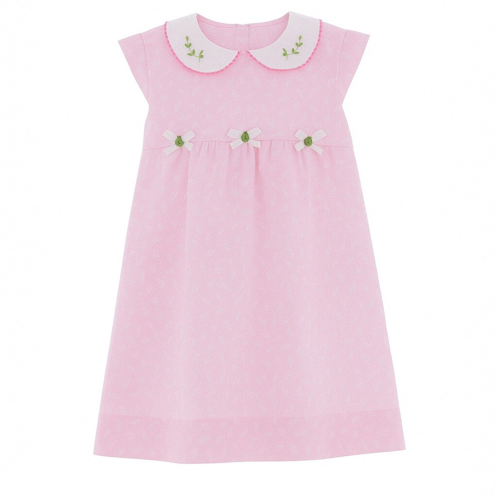 Vestido Para Niña Chicos Olé 3528 Rosa Estampado De Mariposa $579