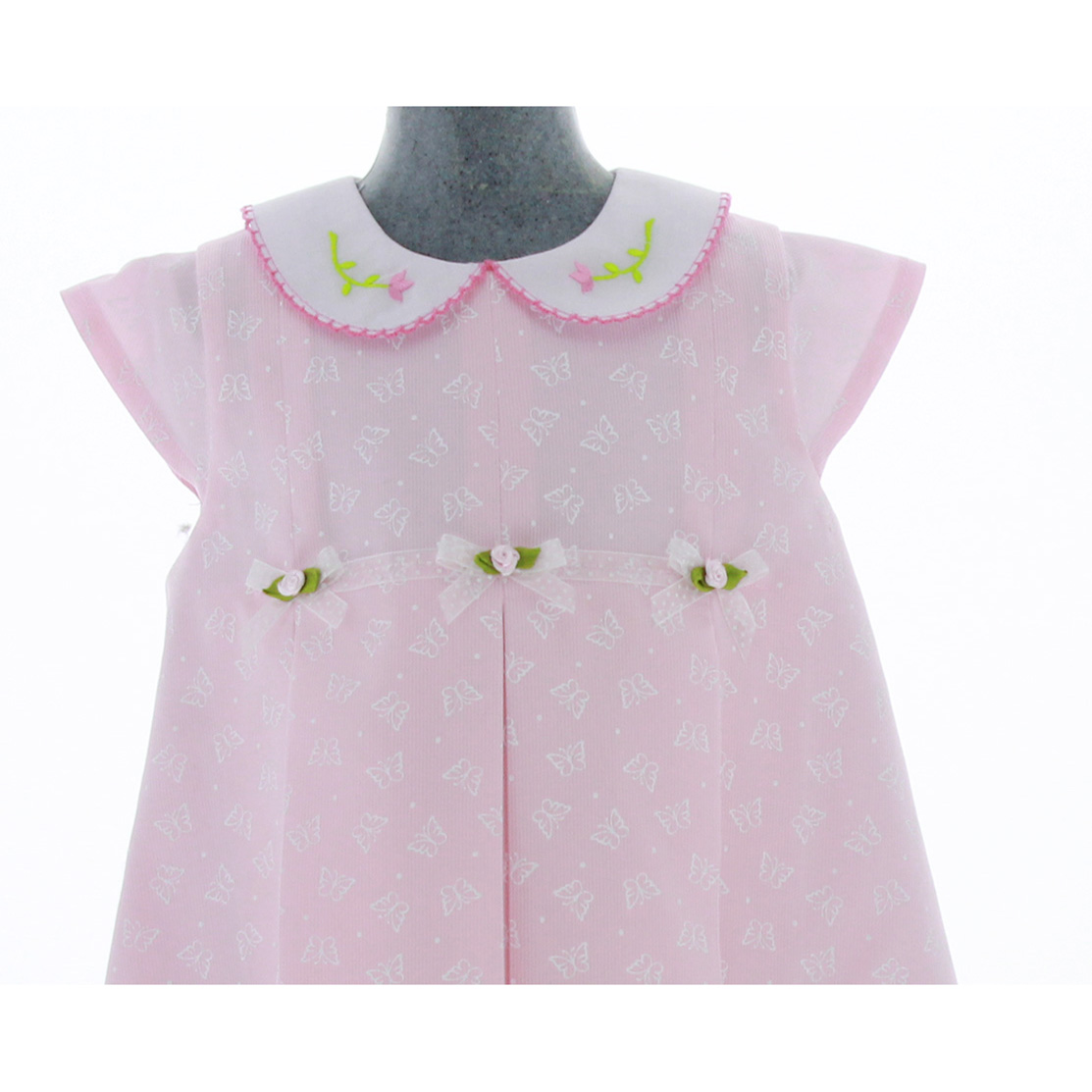 Foto 5 pulgar | Vestido Para Niña Chicos Olé 3528 Rosa Estampado De Mariposa