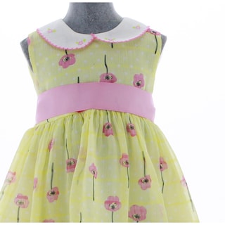 Foto 4 | Vestido Para Niña Chicos Olé 3529 Amarillo Sin Mangas
