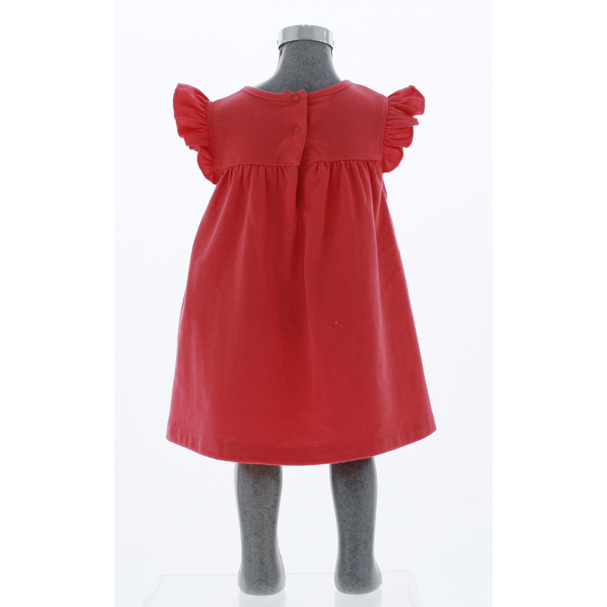 Foto 4 pulgar | Vestido Para Niña Chicos Olé 3473 Rosa Coral Con Banda Para Cabello