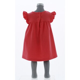 Foto 3 | Vestido Para Niña Chicos Olé 3473 Rosa Coral Con Banda Para Cabello