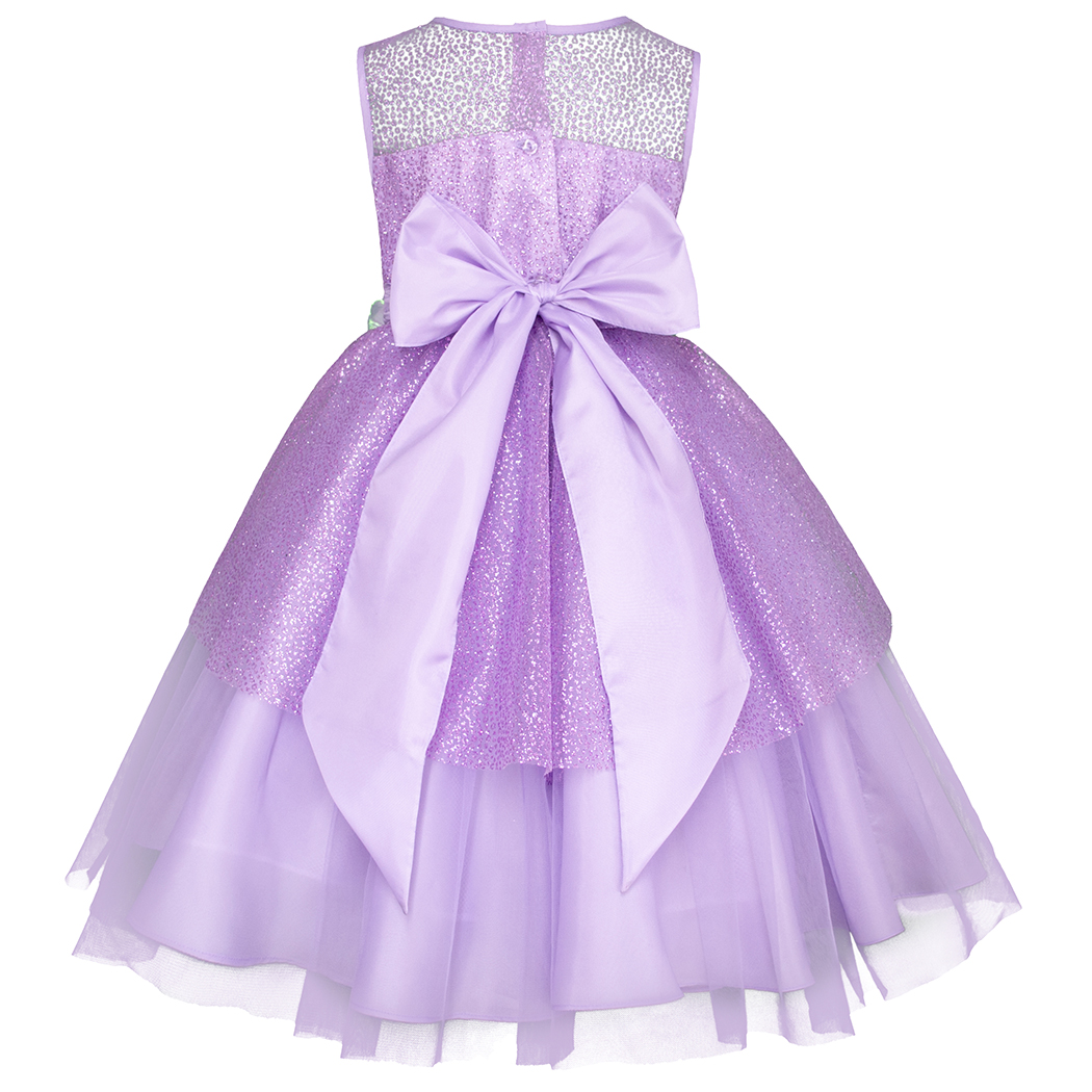 Foto 3 | Vestido Lila De Fiesta Para Niña Gerat