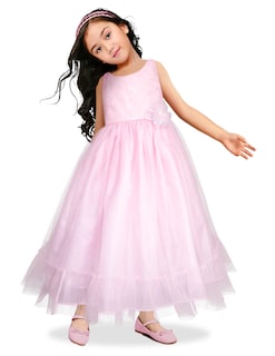 Foto 1 | Vestido Rosa Largo De Fiesta Para Niña Gerat