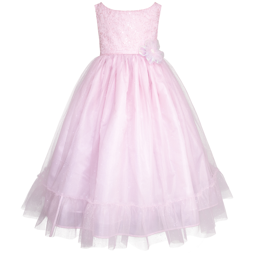 Foto 3 pulgar | Vestido Rosa Largo De Fiesta Para Niña Gerat