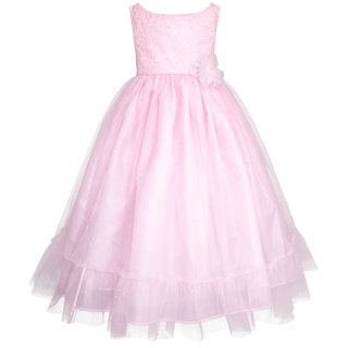 Foto 2 | Vestido Rosa Largo De Fiesta Para Niña Gerat