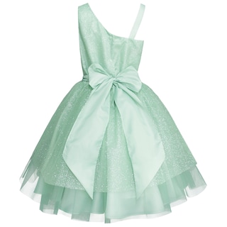 Foto 3 | Vestido Verde Menta Moderno Para Graduación De Niña Junior Gerat