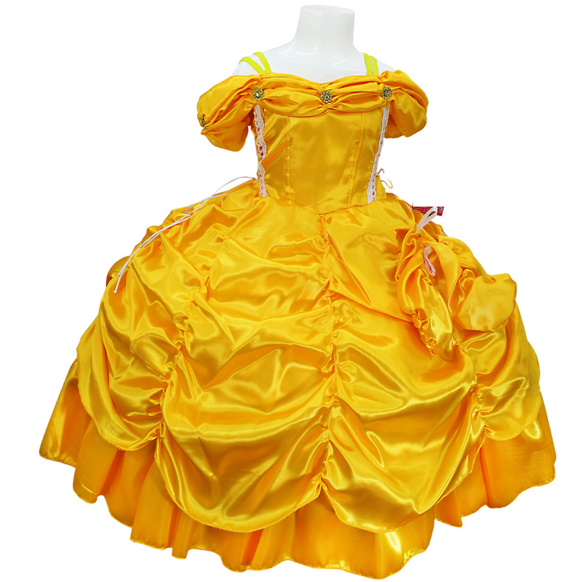 Foto 2 pulgar | Disfraz Bella Y Bestia Amarillo Niña Incluye Vestido Y Guantes