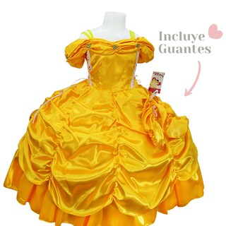 Foto 2 | Disfraz Bella Y Bestia Amarillo Niña Incluye Vestido Y Guantes