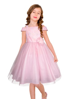 Foto 1 | Vestido De Fiesta Rosa Con Tul Para Niña Gerat
