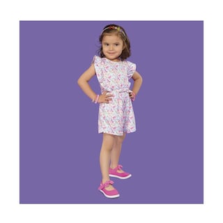 Foto 1 | Rumper Coqueta Para Niña De Poliéster Multi Con Estampado Floral