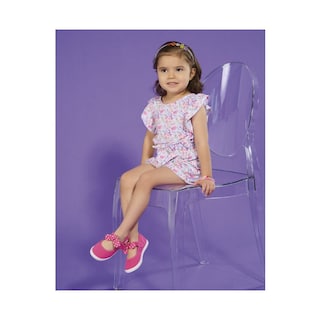 Foto 3 | Rumper Coqueta Para Niña De Poliéster Multi Con Estampado Floral