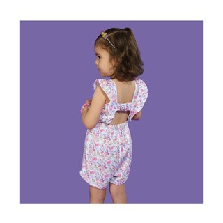 Foto 4 | Rumper Coqueta Para Niña De Poliéster Multi Con Estampado Floral