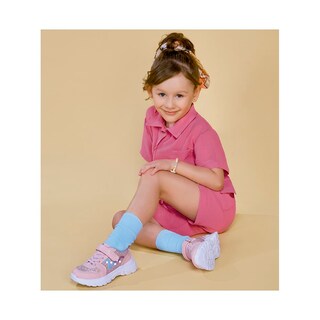 Foto 4 | Jumper Coqueta Para Niña De Poliéster En Fiusha Con Ajuste En Cintura