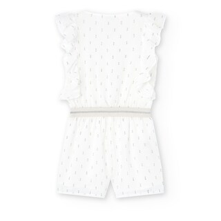Foto 2 | Overol Boboli Blanco para Niña
