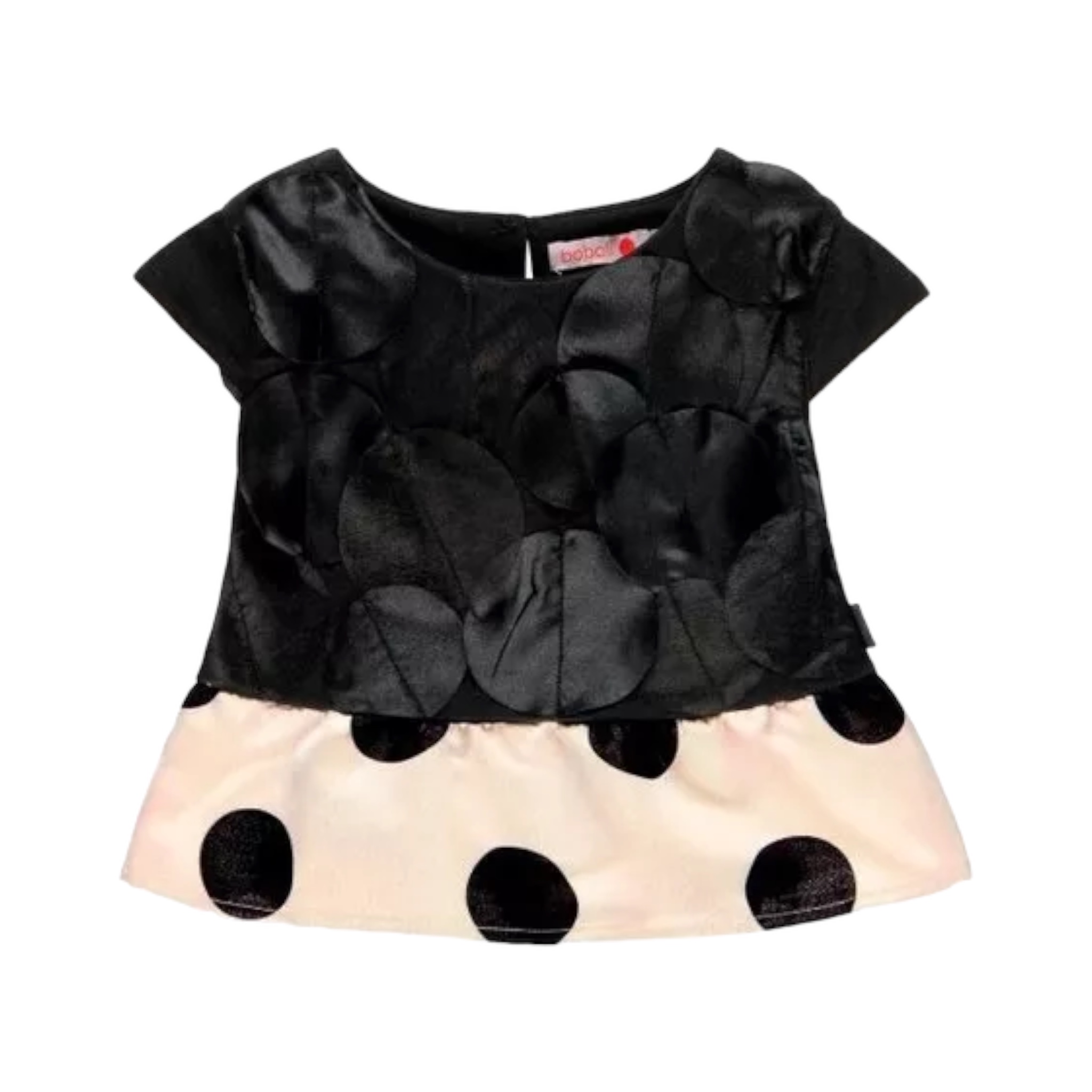 Blusa Negra Con Lunares Boboli