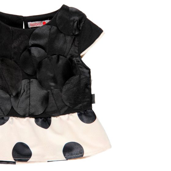 Foto 2 | Blusa Negra Con Lunares Boboli