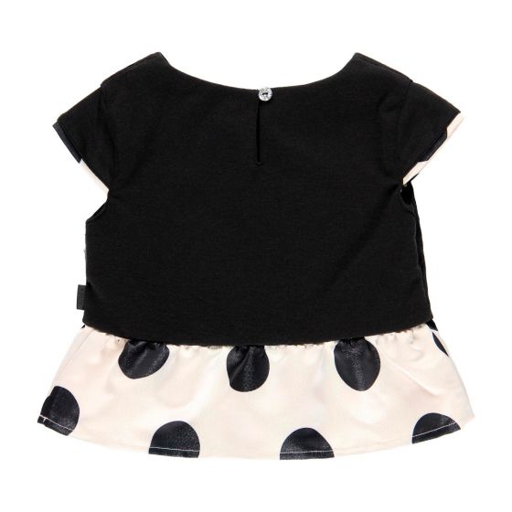 Foto 3 | Blusa Negra Con Lunares Boboli