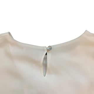 Foto 4 | Blusa Manga Olán Blanca Chic Boboli