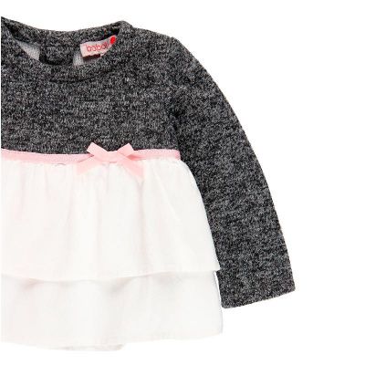 Foto 2 | Blusa Punto Combinado Para Bebé Y Niña Boboli