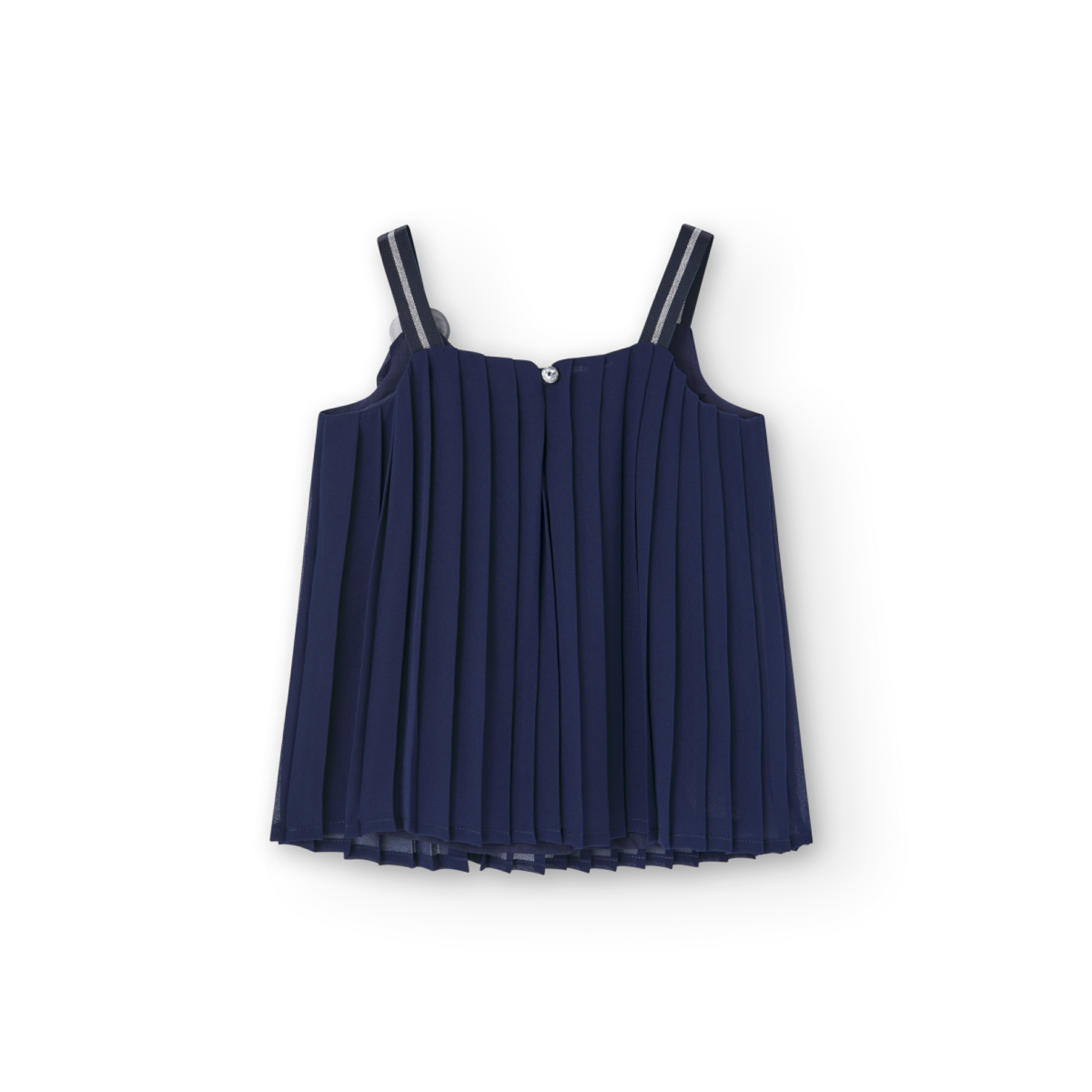 Foto 3 pulgar | Blusa Top de Gasa Plisada Boboli para Niña