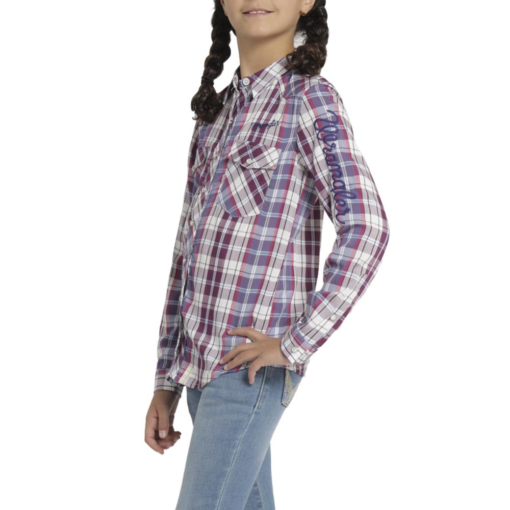 Foto 5 | Blusa Vaquera Niña Wrangler Slim Fit 470 Violeta