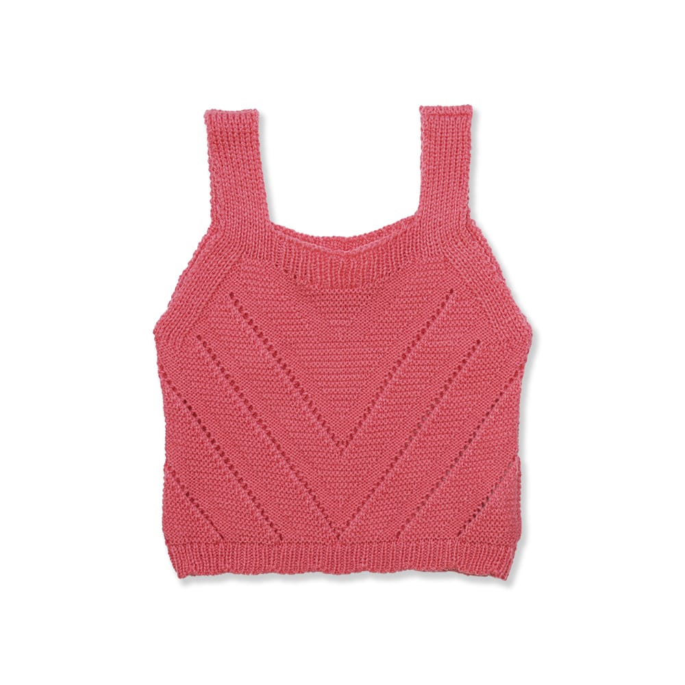 Foto 1 | Blusa Coqueta Para Niña De Acrílico En Rosa Con Tejido Texturizado