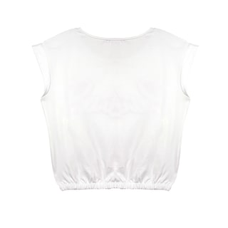 Foto 2 | Crop Con Jareta Y Estampado Metalico Con La Silueta De Barbie Para Niña
