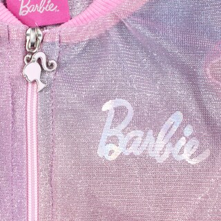 Foto 6 | Chamarra Ligera Tornasol Con Acabados Brillantes, De Barbie Para Niña